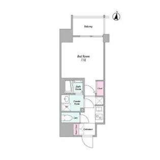 コンフォリア・リヴ新大阪WEST【6階】の間取り