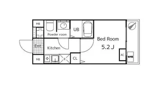 Cabrilla 大森東【4階】の間取り
