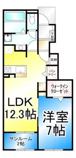 グレースコート カネコ【1階】の間取り