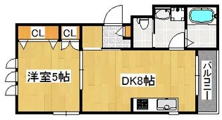 MODERATO【2階】の間取り