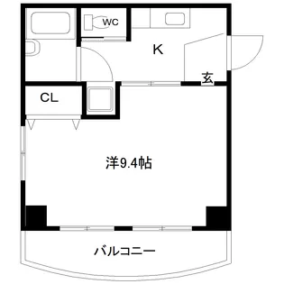 新屋敷1丁目マンション【2階】の間取り