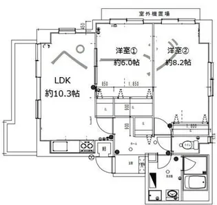 グランコールス東北沢【3階】の間取り