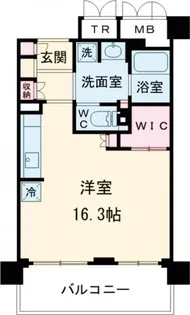 エルグレース神戸三宮タワーステージ【6階】の間取り