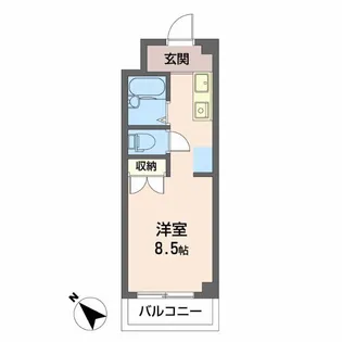 ジョイフル江島【3階】の間取り