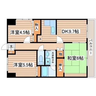 メビウスエース【4階】の間取り