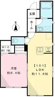 Soraju I ソラージュワン【1階】の間取り