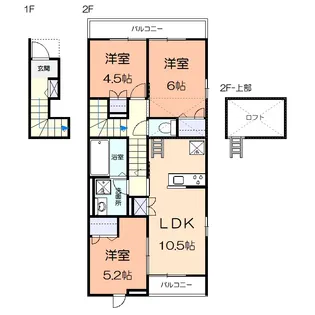 グレースフォレスト【2階】の間取り