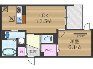 アネックスKOKUBO【3階】の間取り