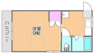 ラ・パルテール福富 弐番館【3階】の間取り