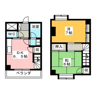 メゾン飛鳥の間取り