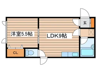 アイビ-ハウス美園I【3階】の間取り