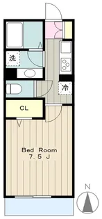 レフィナード【1階】の間取り