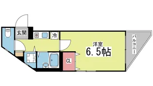 フルール六甲【2階】の間取り