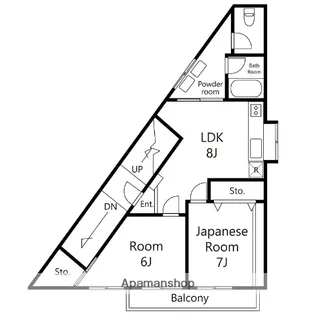 友鶴ビル【2階】の間取り