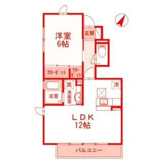 セレッソグランデ【1階】の間取り