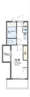 レオパレス駒場東大前【2階】の間取り