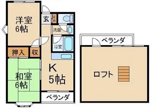 野村マンション【2階】の間取り