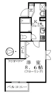 プレジール【3階】の間取り