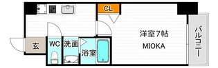 グランパシフィック天王寺南【3階】の間取り