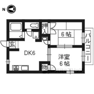 キャンディ【2階】の間取り