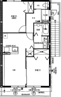 レジデンス牟礼南D【1階】の間取り