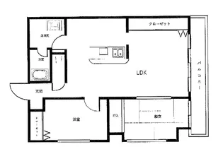 マンション葵【1階】の間取り