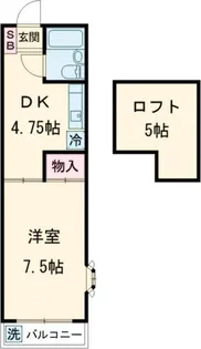 雅17ワイズ【2階】の間取り