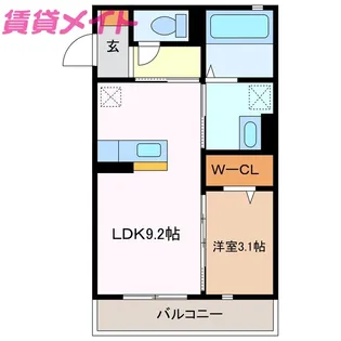 La Paix【1階】の間取り