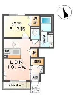 メゾン・ド・ドルチェ A【1階】の間取り