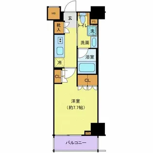 クレヴィスタ板橋西台II【10階】の間取り