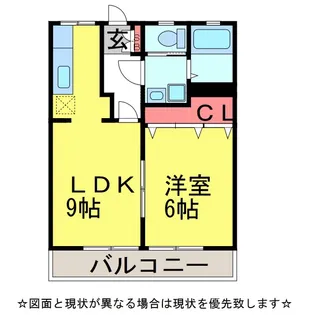 パナハイツ清宮【2階】の間取り