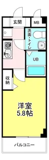 LE GRAND BLEU -グランブルー-【6階】の間取り