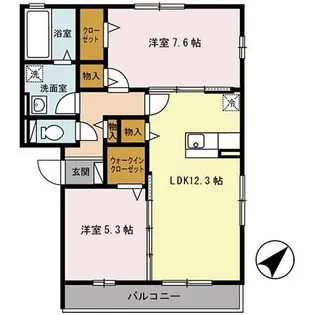 アーバンヒルズ【3階】の間取り