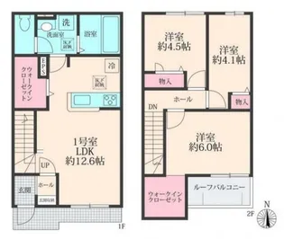 カーサポポラーレの間取り