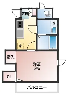 エルシス志茂【2階】の間取り