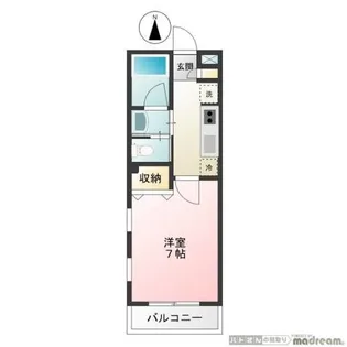 キャビン北馬込【2階】の間取り