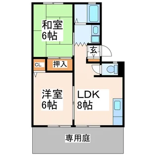 サニーコート【1階】の間取り