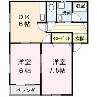 ういんぐ67【3階】の間取り