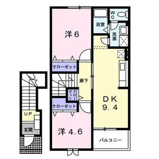 ストロベリー・ファームII【2階】の間取り