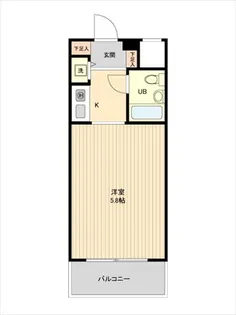 ジョイフル池袋要町【2階】の間取り