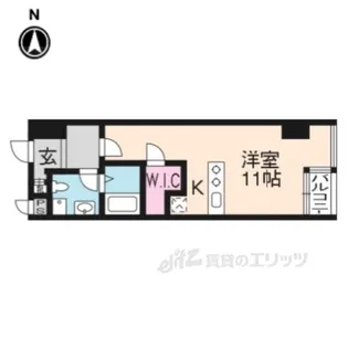グランスイート鴨川【2階】の間取り