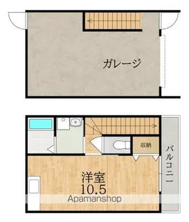 (仮称)木津清水GH【1階】の間取り