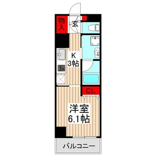 カメリア【3階】の間取り