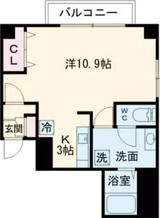 T・K TOWER【6階】の間取り