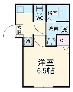 カーサ・ソラティオ東橋本【2階】の間取り