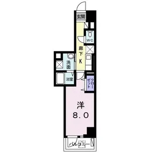 ラフェリア【7階】の間取り