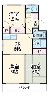 アネックスシティー【2階】の間取り
