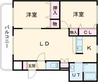 ランピード桂木【3階】の間取り