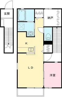 ハーベスト柵町【2階】の間取り