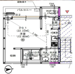 正和FORT【3階】の間取り